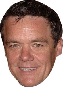 FoxyPrinting Paul Robinson Neighbour Celebrity Cardboard Party Face Mask Fancy Dress