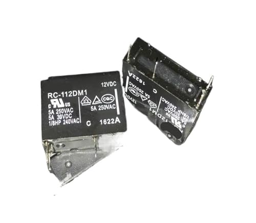 Relé 4 pines RC-112DM1 12V 46F-12V-5A conmutador para placas PCB
