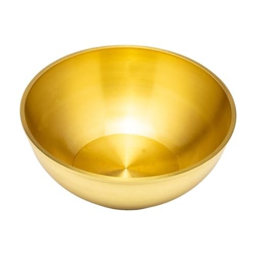 Cabilock Pure Brass Buddhist Water Supply Bowl for Worship Offerings for Holy Water Rituals and Buddhist