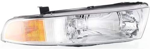 Compatible with 99-01 Galant Front Headlight Headlamp Halogen Head Light Lamp with Bulb Right Passenger Side