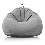 Sitzsack für Kinder und Erwachsene, 100 x 120 cm Sitzsack für Erwachsene, Großer Gaming sitzsack...