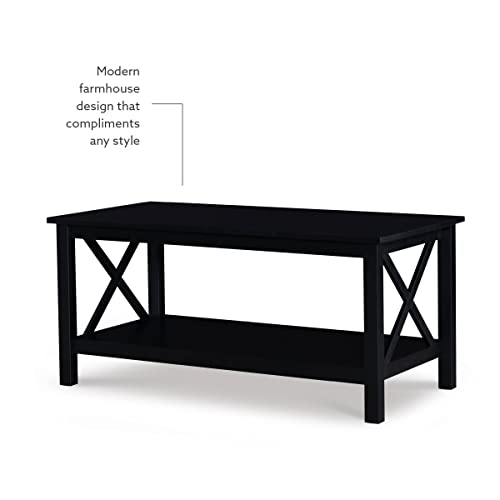 Linon Home Decor Products Nelson, Black Coffee Table #TOP7