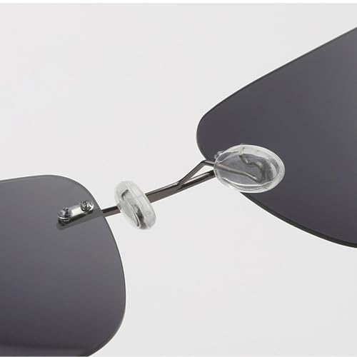 Sunglasses Uv400 Protection | Rimless | Women Men for Outdoor Sports & Driving3