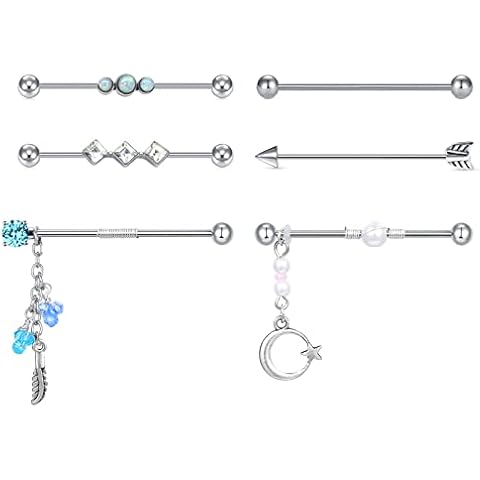 AceFun Crystal Industrial Bars with Pendants Cover