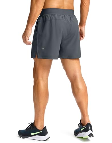 Image of Soothfeel Men's Running Shorts with Zipper Pockets 9 inch / 7 inch / 5 inch Quick Dry Eight Basketball Gym Workout Athletic Shorts