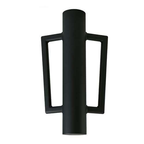 DCLFIRMX Fence Post Driver with Handle 16.5 Inch T Post Driver 8LB Heavy Duty Hand Post Pounder 2.7 inch Inner Diameter Hand Post Rammer for Metal Fence Stake U Channel Sign Post