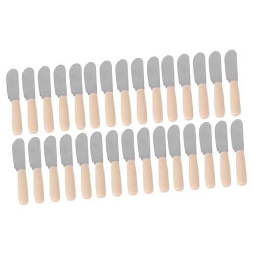 ULTECHNOVO 3 series Espátula Para Crema Espátula De Acero Inoxidable Espátulas Para Mantequilla Utensilios De Acero Inoxidable Herramienta Para Esparcir Mantequilla 10 piezas x 3