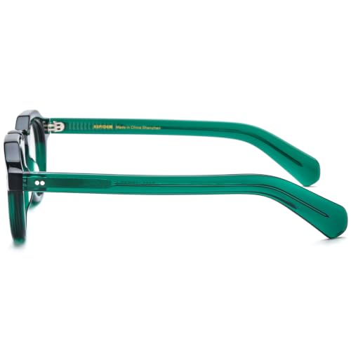 Image of HEPIDEM Acetate Glasses Frame Men Women Square Eyeglasses Optical Spectacles MZEPH