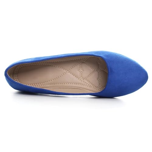 Image of Dear Time Women's Flats Comfortable Slip On Ballet Flats Soft Solid Casual Shoes
