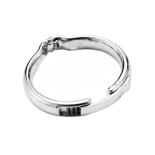 Anneaux Pénien en Métal Anneaux de Pénis de Taille Ajustable Cock Ring en 4 Tailles Différentes Sex Toýs Homme Anneau Pénien pour des Erections de Longue Durée Anneau Penien - Anneau Homme (L)