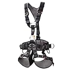 SOB Arnés de Escalada Certificado CE Arnés Corpora...: Seguridad Certificada CE - Arnés de escalada certificado CE conforme a normas EN361/EN358/EN813, con resistencia de rotura de 22KN. Ideal para escalada en roca, rappel y aplicaciones industriales. Siempre use con dispositivos de aseguramiento adecuad...