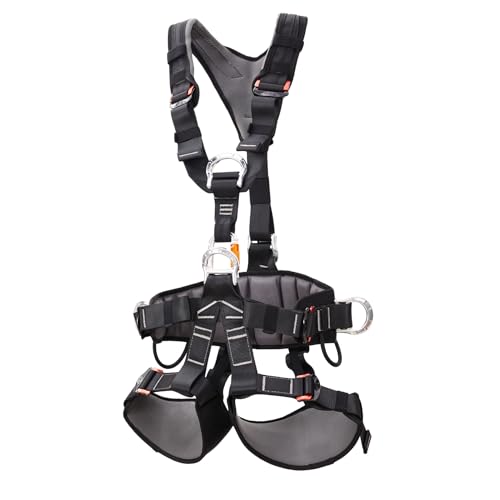SOB Klettergurt mit Ganzkörpersicherung, Abnehmbarer Hüftgurt,...