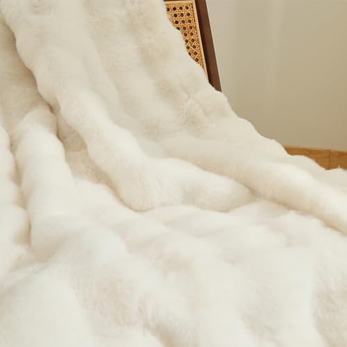 Plaid en peluche chaude et ensemble de coussin pour décoration - 5