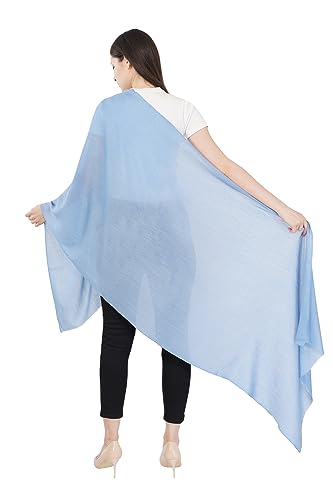 Unisex Light weight Soft Cashmere Wrap Scarf Warm Solid Color Stole 100% Cashmere pure wool scarf, Indian wool Pashmina stole4
