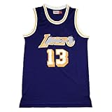 CLZWFZ Basketballtrikot für Erwachsene, Unisex, ärmellos, Basketball-Tanktop, Sportfutter, T-Shirt, Tanktop für Erwachsene, 4 # 13 # 20 # 8/24 #, 13 # Lila, L