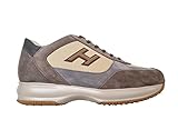  Hogan Herren-Sneaker Interactive H Flock HXM00N0Q101QY5683R Grau - Beige, Beige Grau, 39 EU