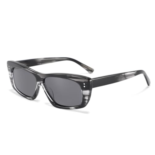 Lunettes de soleil en acétate polarisées pour l'extérieur avec ornements