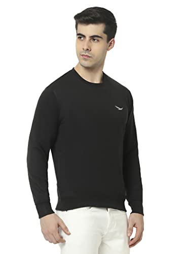Image of HiFlyers Men's Cotton Blend Casual Crew Neck Sweatshirt