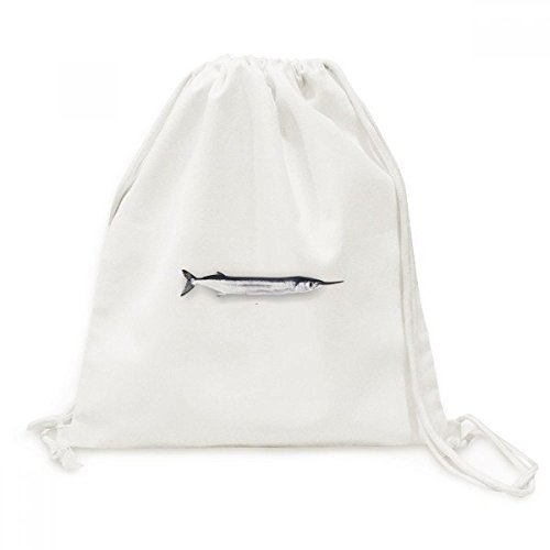 Sac de voyage ocean poisson frais sac a dos cordon toile mince léger