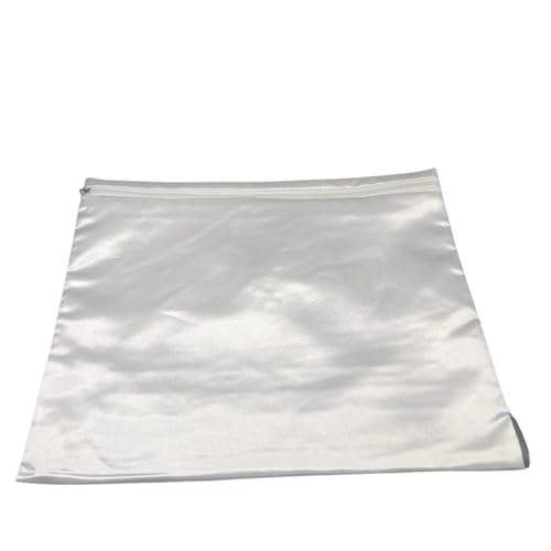 Prayer Shawl Satin Bag With Messianic Sign -Tallit and Tefillin Satin Bag Zippered.4