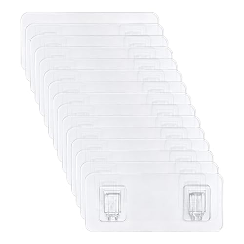 CQZYSM 15 Pièces Adhésifs De Rechange, adhésifs de remplacement pour porte savon mural, crochet douche et crochets adhesifs muraux, fixation murale sans percer, étagère et panier d’angle
