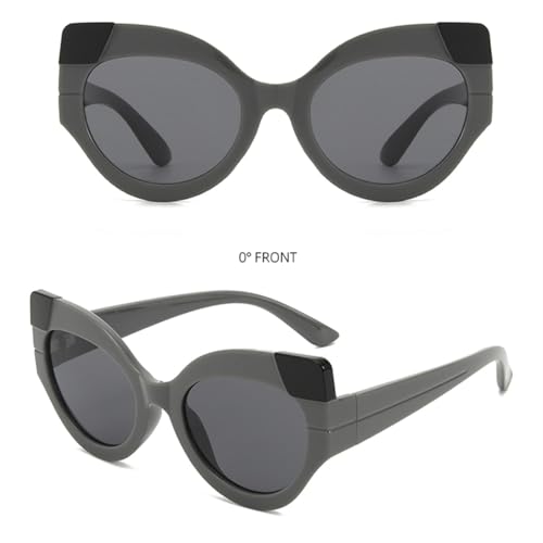 Cat-eye Pc Frame Sunglasses with Colorful Contrast, Uv Protection, Multicolor Outdoor Sunshade Sunglasses.3