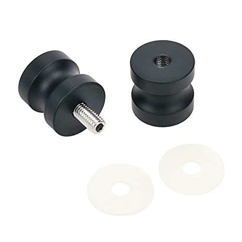 Semetall 2 Pack Back-To-Back Bathroom Door Handles,Solid Stainless Steel Shower Glass Door Knob,Small Pulls For Glass Door (Black,2.48" Height) #TOP5