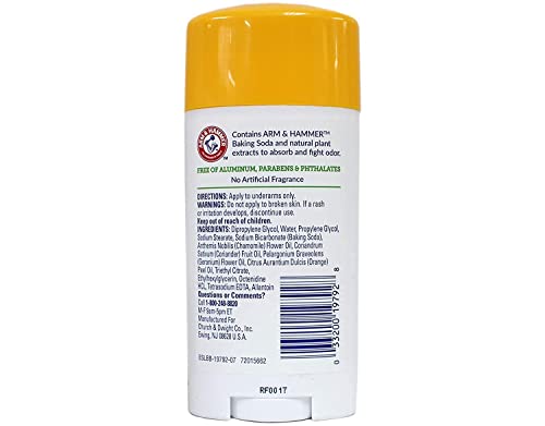 Arm & Hammer Essentials Natural Unscented Deodorant #TOP16