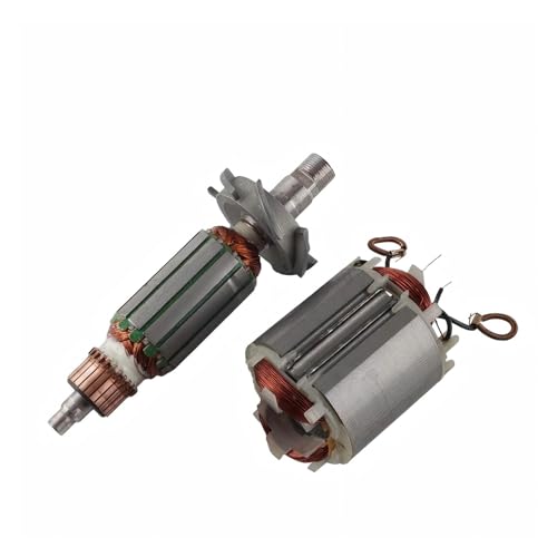 Armature Rotor Stator Parts Trimmer Armature Anchor Stator Coil Replacement,- Compatible For Makita 3701,Compatible For Dongcheng M1P-FF-6(Rotor)