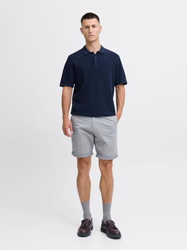 JACK & JONES Herren Chino Shorts Regular Fit 12165604,Ultimate Grey,M – Ansicht 3