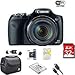 Canon Powershot SX530 HS 16MP Wi-Fi Super-Zoom Digital Camera 50x Optical Zoom Ultimate Bundle Includes Deluxe Camera Bag, 32GB Memory Cards, Extra Battery, Tripod, Card Reader, HDMI Cable & More