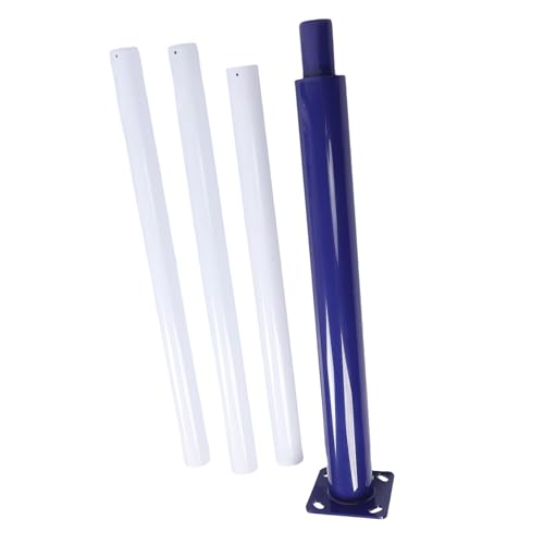 Kit de poste de lámpara solar Marhynchus exterior con anclajes de acero 4