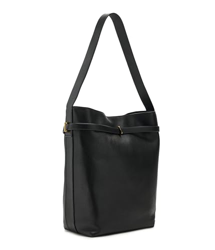 Bolso Madewell tipo bucket en cuero negro miniatura 3