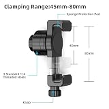 SUREWO Aluminiowy uchwyt ogrodzeniowy do Go pro, iPhone'a, telefonu, DJI Osmo Action 4/3/2, Insta360, Mevo Start do baseballu softballu nagrywania tenisa, kamer siatkowych ogniw ogniw łańcucha