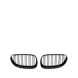 Calandre Avant Voiture Kit Carrosserie Pour BMW E60 Pour M5 E61 520i 545i 550i 535i 2003 – 2010 Pare choc Avant Calandre Double Ligne Série 5 Avant Grille(Double Line Black)