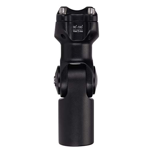 Cysky 25.4 Stem 60Mm Adjustable 0-90 Degree Mtb Stem Mountain Bike Stem Riser Bicycle Handlebar Stem For Mountain Bike Road Bike Bmx City Cycling #TOP3