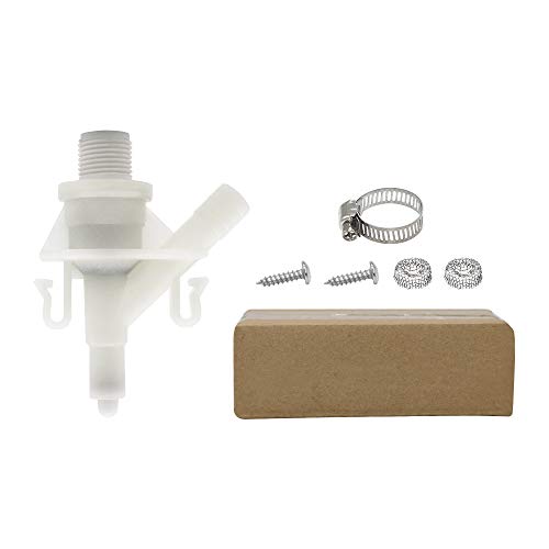 Prime&Swift Durable Plastic Water Valve Kit 385311641 Fit For Dometic 300 310 320 Series Pedal-Flush Toilet Models,Fits For Camper Trailer Toilet Repair Pedal Flush Toilets #TOP4