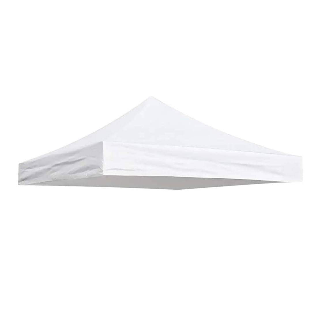 Coperchio di sostituzione del baldacchino, coprone di sostituzione della tenda a baldacchino 3x3m, coperture per gazebo in tessuto Oxford 420D impermeabili per giardino esterno (bianco, solo copertur