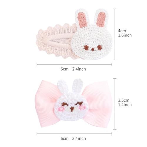 Easter Rabbit Ear Hair Clips Flower Hair Hoop Girl Baby Cute Flower Crown Easter Hair Accessory.(F80-Q)2