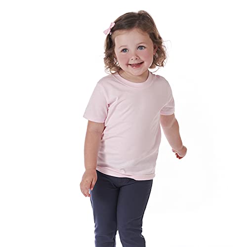 Image of Gerber Baby & Toddler 5-Pack Solid Short Sleeve T-Shirts Jersey 160 GSM