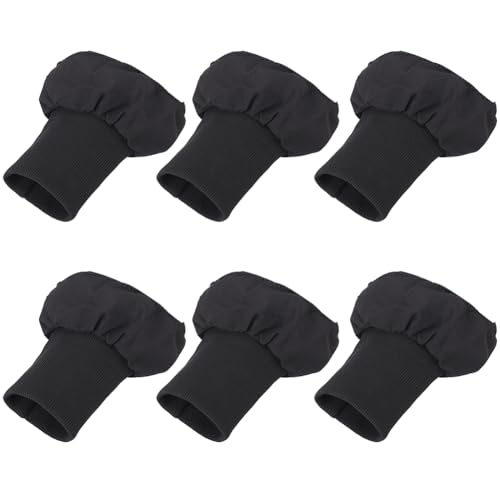 BENECREAT 3 pares de puños elásticos acanalados de punto tubular, material de repuesto para puños de punto acanalado negro para chaquetas acolchadas, abrigos y sudaderas, costura DIY