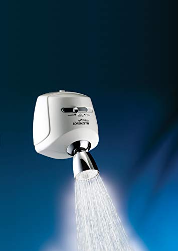 Ducha Relax 127V 5500W, Lorenzetti, 7540117, Branco/Cromado, Pequeno
