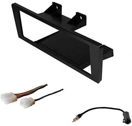 Premium Car Stereo Install Dash Kit, Wire Harness, and Antenna Adapter to Install an Aftermarket Single Din Radio for Select 1986-1993 Nissan Hardbody Truck and Pathfinder