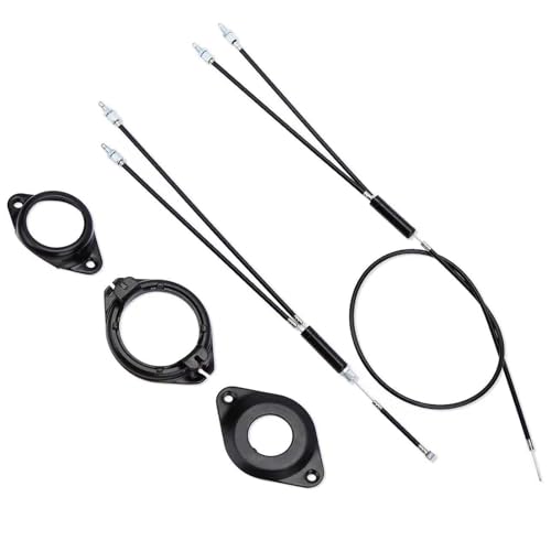 gohantee Bike Gyro Brake Cables Front & Rear with Spinner Rotor, Bicycle Brake Line Set Replacement Cable Wire for MTB BMX Bike Parts