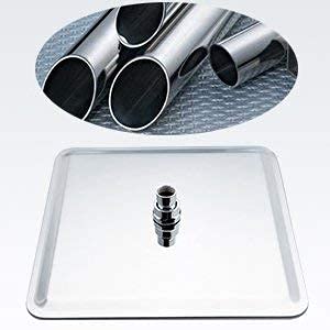 Image of TOSCH Stainless Steel 304 SQUARE ULTRA SLIM Rainfall Shower Chrome Finish (ULTRA SLIM SHOWER SQUARE 8 Inch)