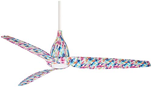 Minka-Aire F831L-FLR Tear 60 Inch Ceiling Fan with Integrated LED Light and DC Motor in Flower Finish
