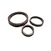 Fluorine Rubber ODU Hydraulic Seal Ring, Inner Diameter 16-420 mm high Temperature Resistance, Acid and Alkali Resistance, Corrosion Resistance, wear Resistant Oil Seal, 1 Piece (Color : FKM, Size :