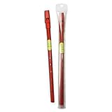 Waltons Red Whistle Tube - Fun & Colorful Tin Whistle - Key of D - Irish & International Instrument - Perfect for Beginners