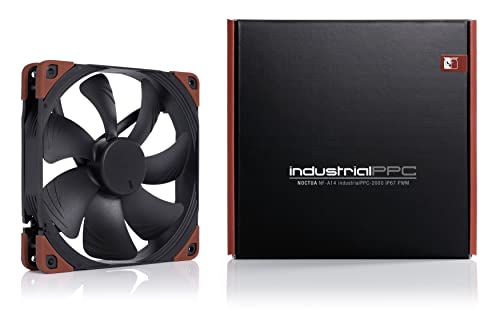 Noctua NF-A14 iPPC-2000 IP67 PWM, Heavy Duty Cooling Fan, 4-Pin, 2000 RPM (140mm, Black)