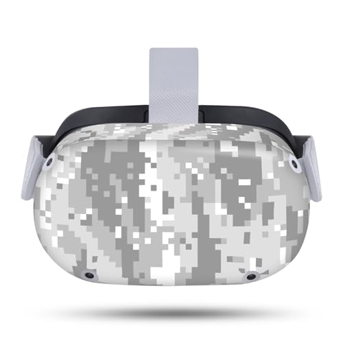 Protection Meta Quest 2 autocollant vinyle gris camo Head Case Designs